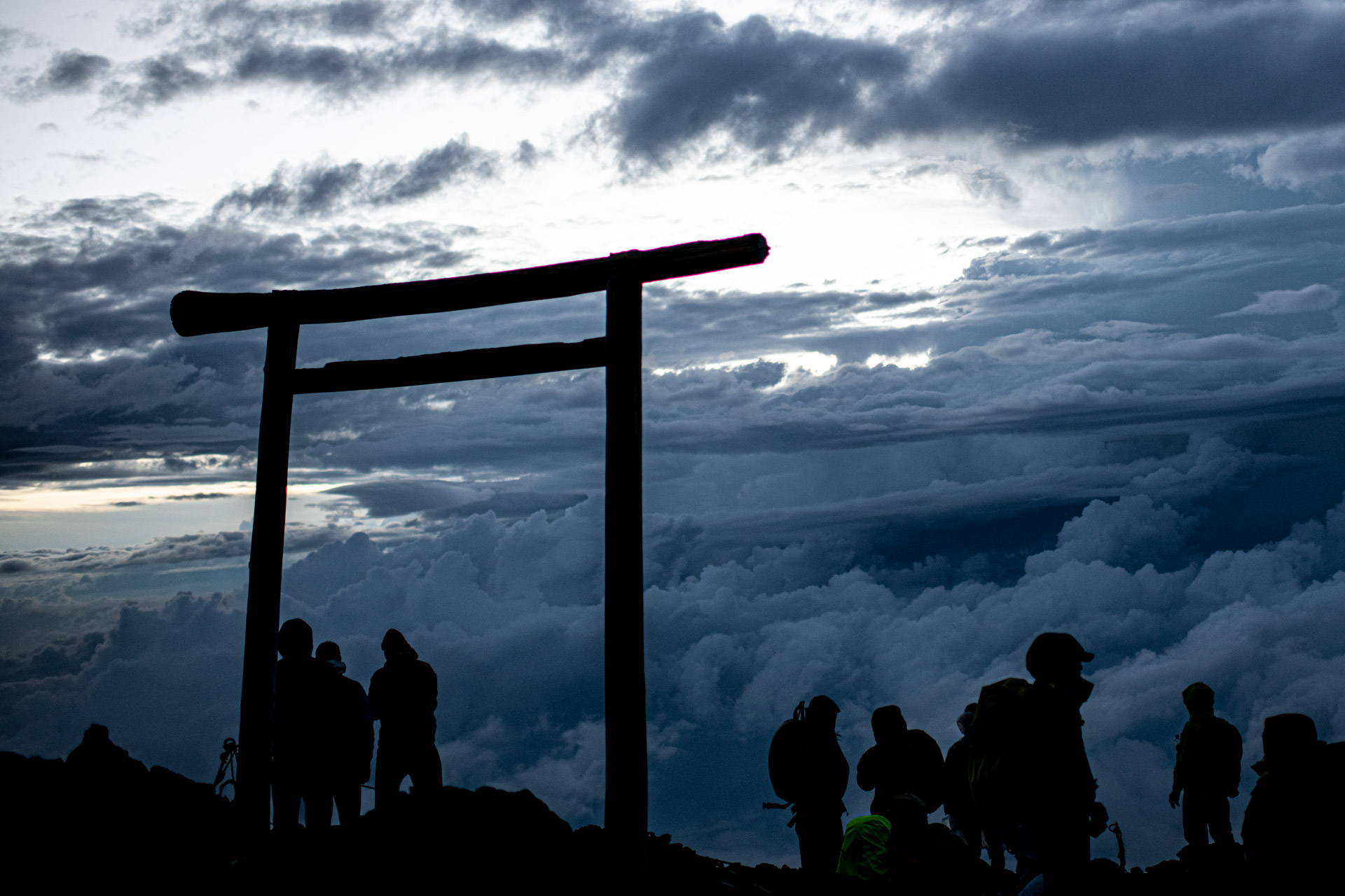 2022年8月3〜4日に見た富士山からの景色