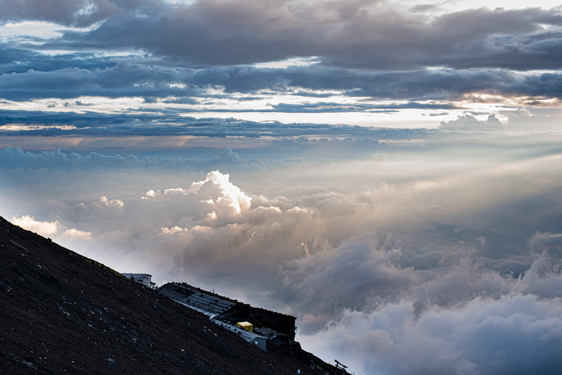 2022年8月3〜4日に見た富士山からの景色